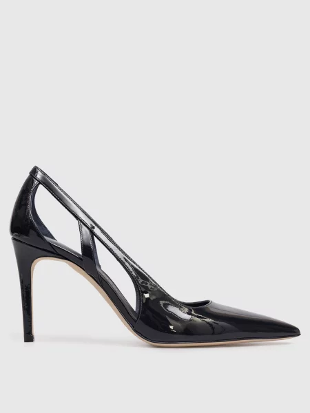 Шкіряні лаковані туфлі Stuart Stuart Weitzman синій