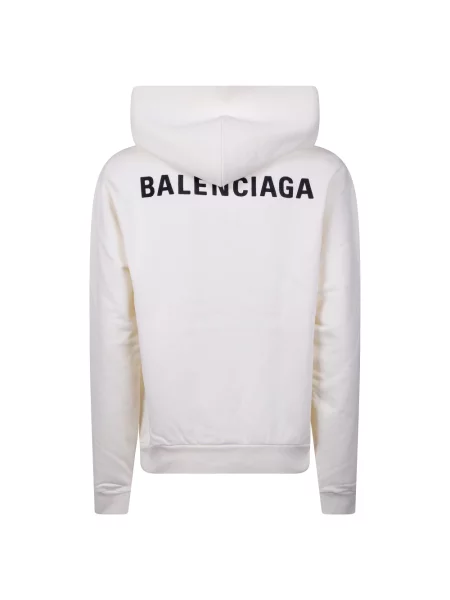 Bluza z kapturem Balenciaga beżowa