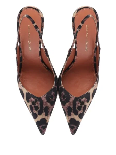 Pantofi cu toc Giuliano Galiano slingback maro