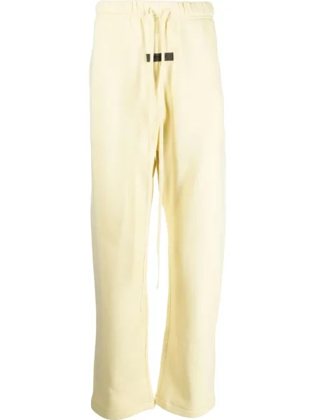 Pantaloni Fear Of God Essentials alergare galben