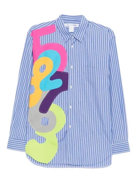 Prugasta košulja Comme Des Garçons Shirt plava