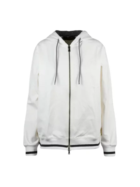 Bluza z kapturem Officina36 z kapturem biała