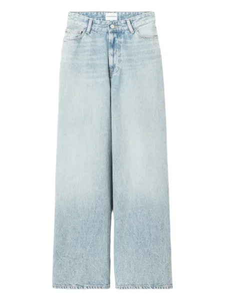 Szerokie jeansy Claudie Pierlot niebieskie