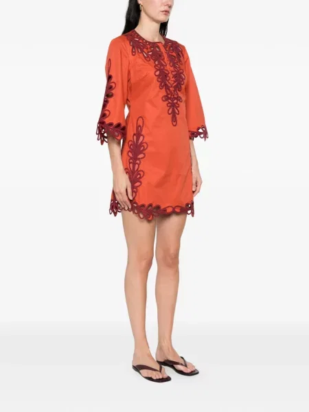 Rochie mini Antik Batik de costum portocaliu