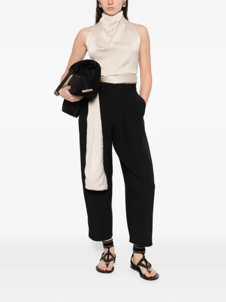 Pantaloni Isabel Marant plisate negru