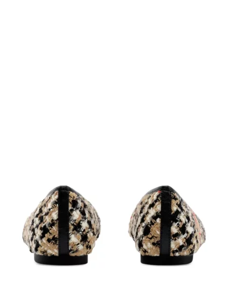 Bouclé balerini Burberry în carouri