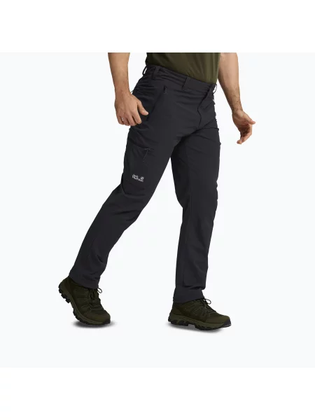 Pantaloni de trekking pentru bărbați Jack Wolfskin Activate Flex phantom