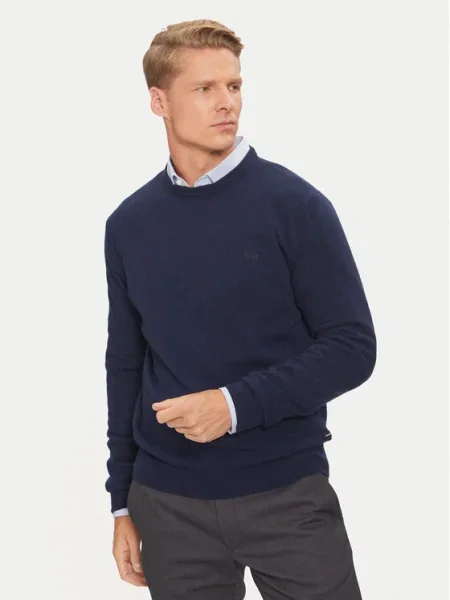 La Martina Pulover Bleumarin