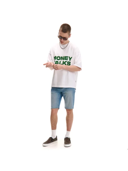 Джинсовые шорты Cropp синие