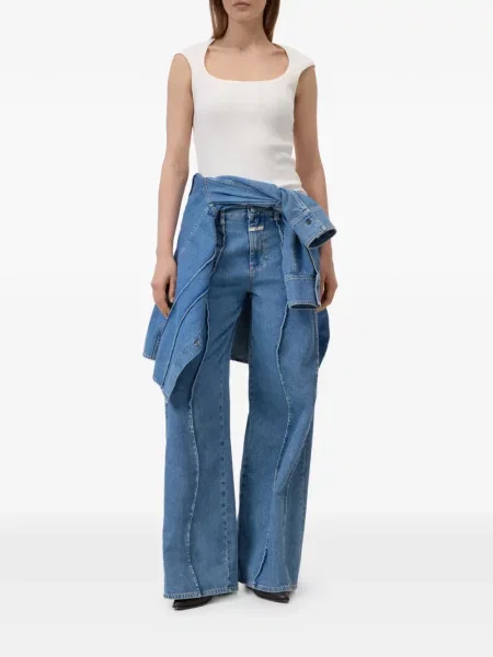 Tricou Closed tricotate alb