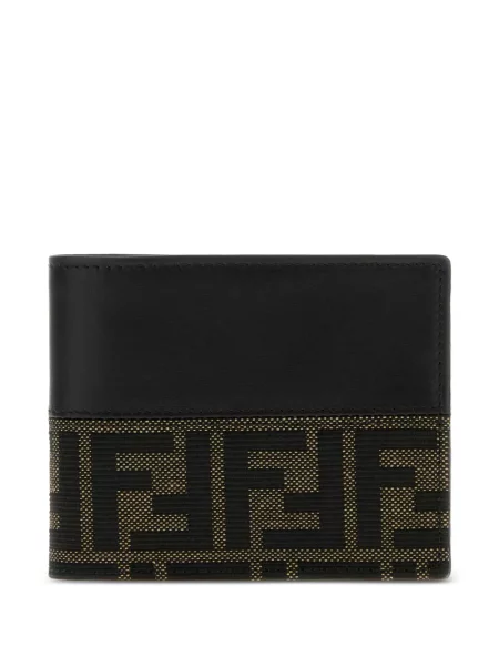 Portofel Fendi din jacard negru