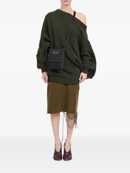 Kabelka Mm6 Maison Margiela s autogramem černá