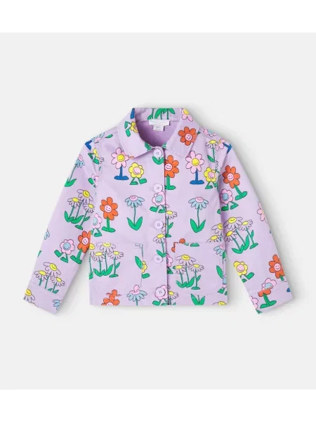 Marškiniai Stella Mccartney violetinė