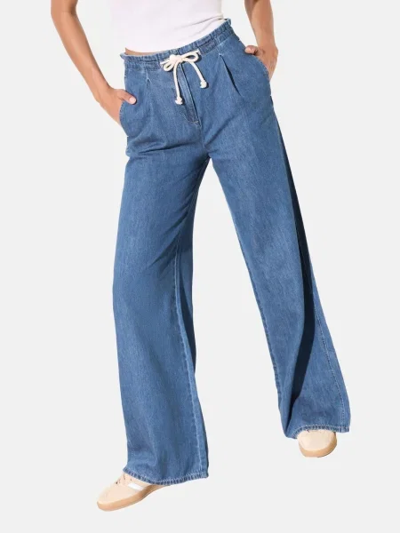 Friends Like These Pantaloni cu cute denim albastru