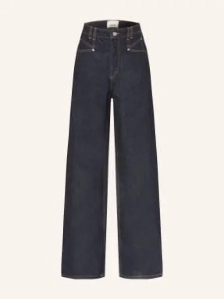 Marant Étoile Džíny S Širokými Nohavicemi Lemony dark midnight