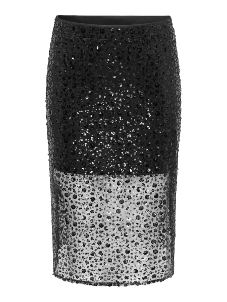 ONLY Carmakoma Fustă CARRhilo' negru