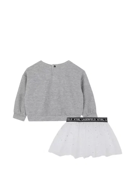 Bluza dziecięca Karl Lagerfeld szara