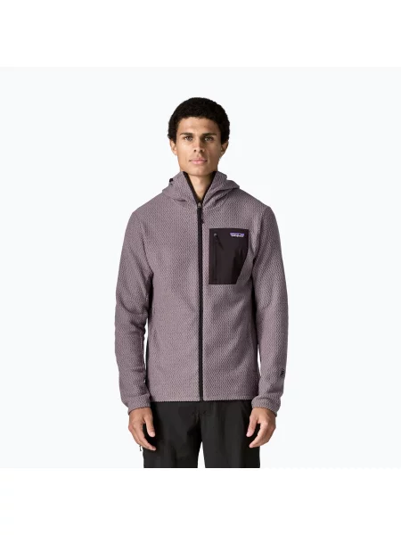 Trekingová mikina Patagonia R1 Air Full-Zip Hoody may grey šedá