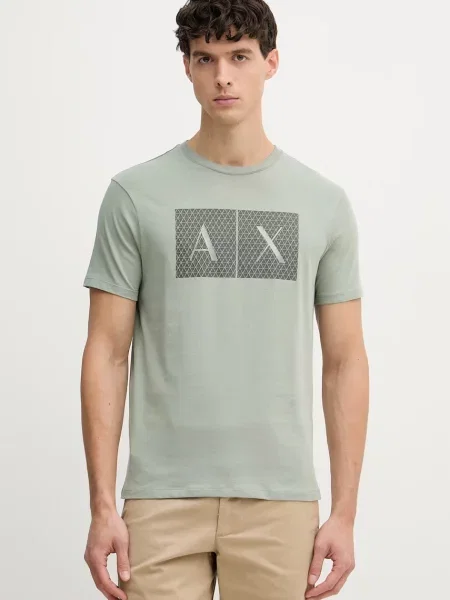 Armani Exchange T-shirt zielona