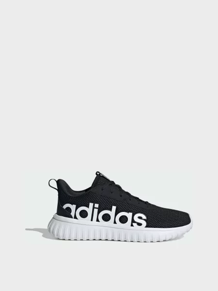 Кожаные кроссовки Adidas черные