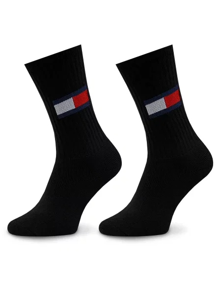 Tommy Jeans Șosete lungi negru