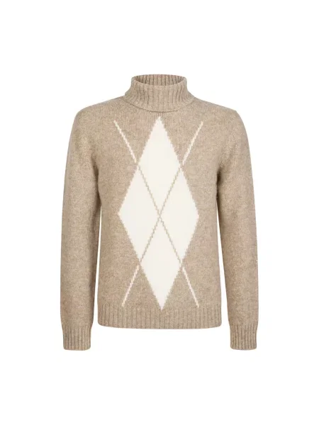 Sweter Eleventy brązowy