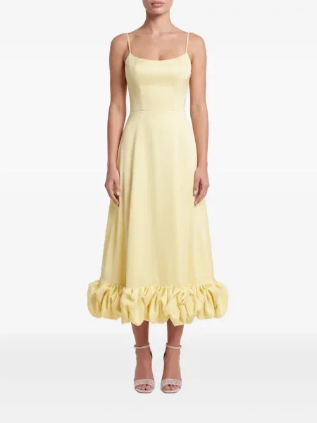 Rochie midi Post Meridiem galben