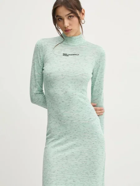 Karl Lagerfeld Jeans sukienka zielona