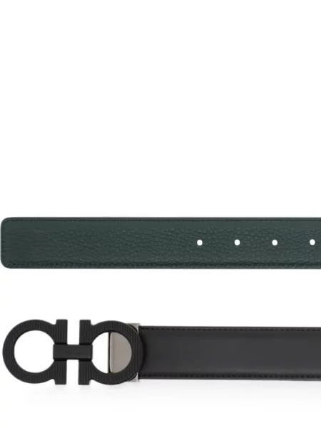 Cu centură reversibil curea Ferragamo negru