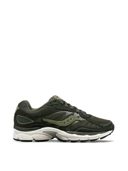 Кожаные повседневные кроссовки Saucony зеленые