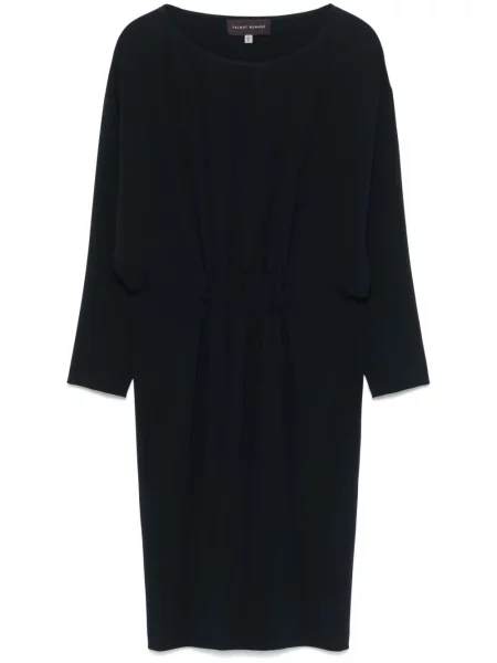 Mała mały sukienka mini Talbot Runhof garniturowa niebieska