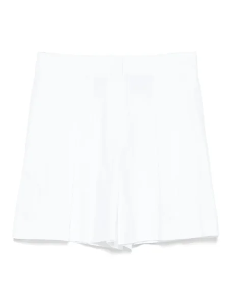 Pantaloni scurți Theory plisate alb