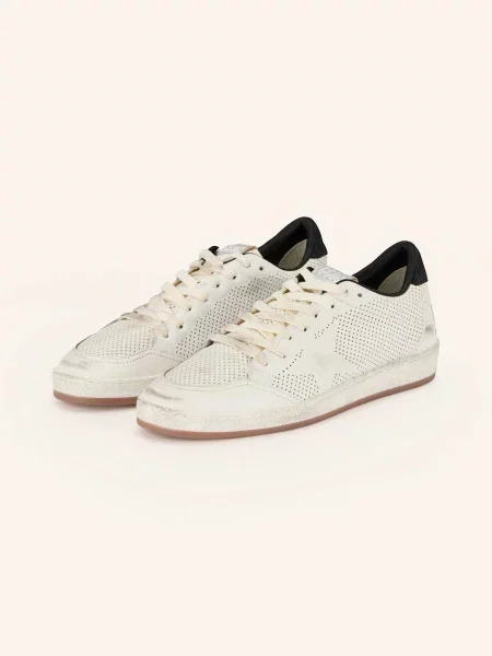 Golden Goose Sneakersy Ball Star weiss białe