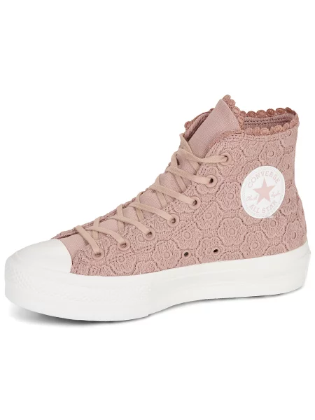 Členkové topánky Converse ružová
