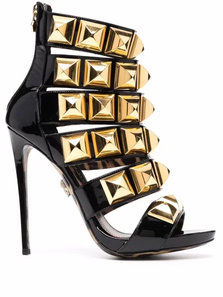 Sandály Philipp Plein se cvočky černé