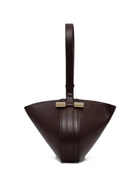 Geantă shopper Victoria Beckham maro