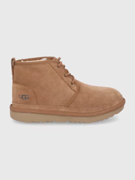 UGG Cizme de zapada din piele întoarsă maro