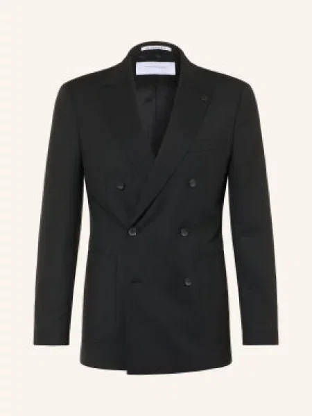 Baldessarini Oblekové Sako Střih Extra Slim Fit black beauty černé