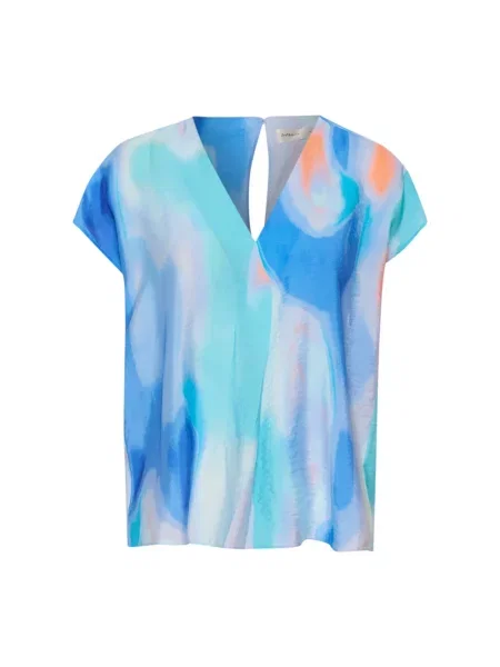 Koszulka Inwear z nadrukiem bez fiszbin w abstrakcyjne wzory