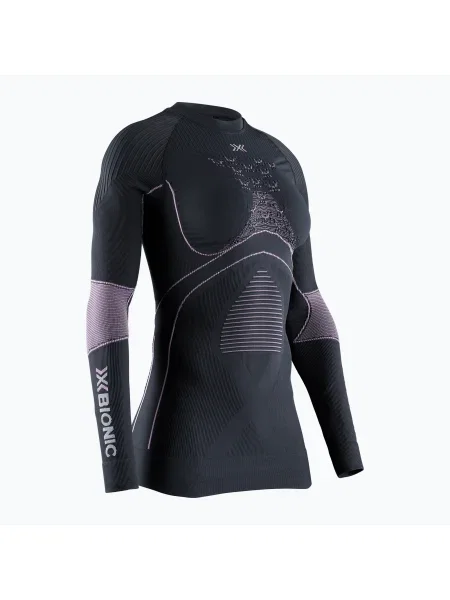 Olcsóbban. Női termoaktív hosszú ujjú X-Bionic Energy Accumulator charcoal/magnolia női hosszú ujjú ruha. Méret: M szürke