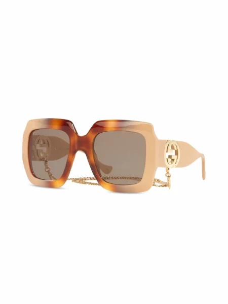 Saulės akiniai Gucci Eyewear ruda