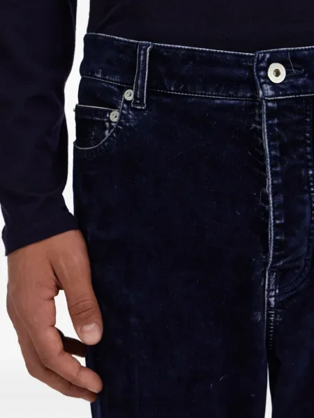 Pantaloni Ferragamo cu 5 buzunare albastru
