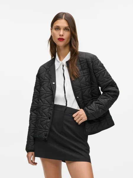 Karl Lagerfeld Geacă de primăvară-toamnă negru