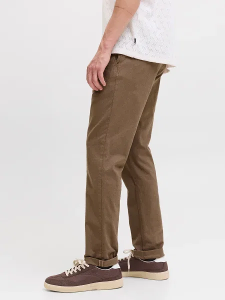 JACK & JONES Chino nohavice JJMarco JJFURY brokátová
