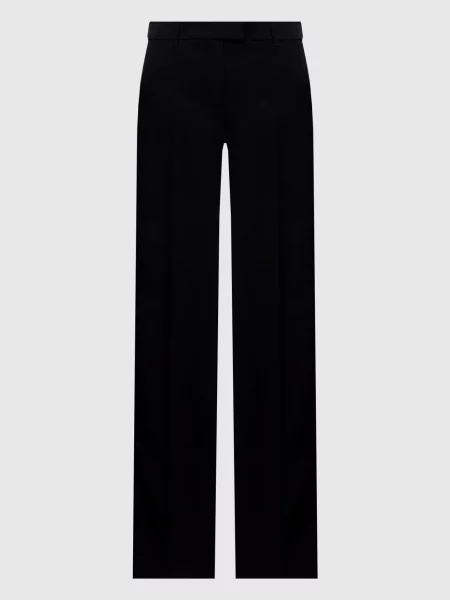 Шерстяные брюки Alexander Mcqueen черные