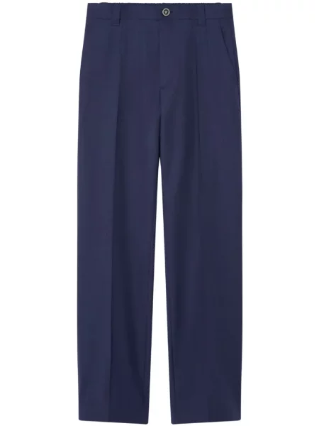 Pantaloni Versace de lână albastru
