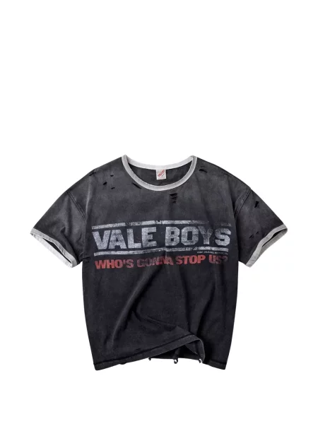 Tricou Vale zdrențuiți negru