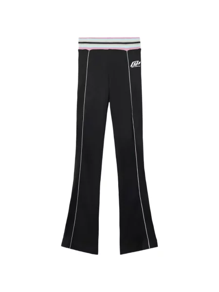 Бягане панталон Off-white на райета бяло