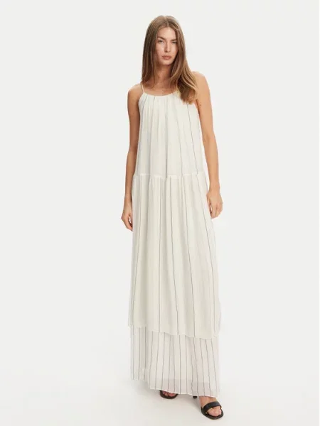 Poletna obleka BOSS bež