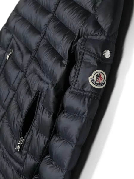 Kurtka dziecięca Moncler Enfant niebieska